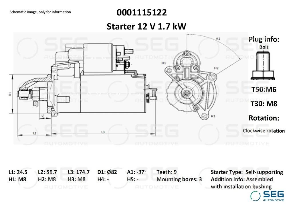 Стартер S0939S As-pl